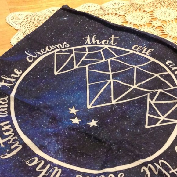 Decorative Pillow Cover, To the stars who listen.... - Picture 4 of 5